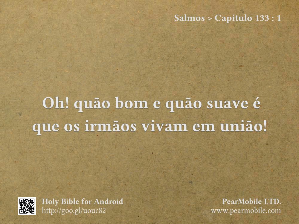 Salmos, Capítulo 133:1